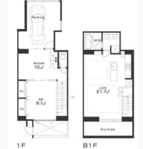 THE GRANDUO SAKURASHINMACHI　101号室　間取り