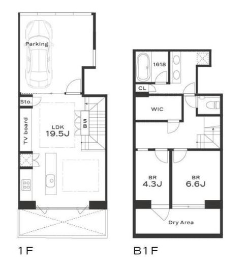 THE GRANDUO SAKURASHINMACHI　105号室　間取り
