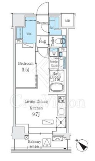 Urban Breeze 巣鴨　302号室　間取り