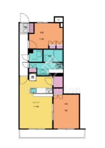 リストレジデンス辻堂タワー　10F1号室　間取り
