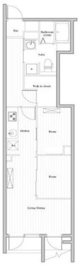 CREATIF南品川　102号室　間取り