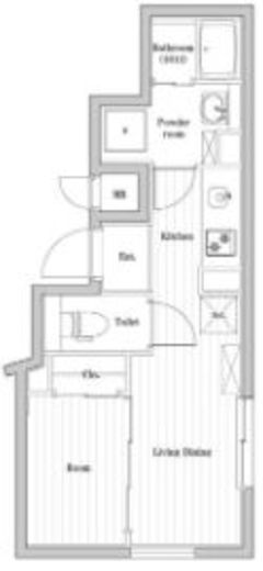 CREATIF南品川　203号室　間取り