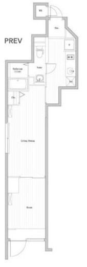 CREATIF南品川　204号室　間取り