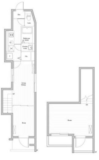 CREATIF南品川　601号室　間取り