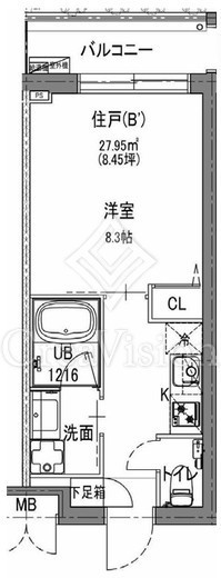 LaLa nishiazabu　105号室　間取り