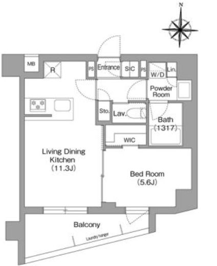 コンフォリア・リヴ永福町　309号室　間取り