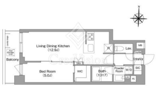 コンフォリア・リヴ永福町　502号室　間取り