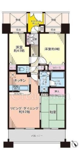 グランシティ東京イースト2　702号室　間取り