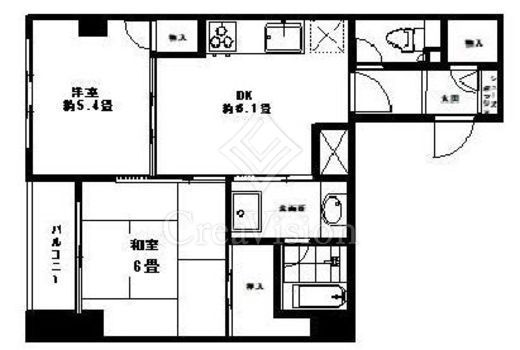 菊川ガーデンハウス　504号室　間取り