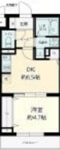 イーグルロード業平　503号室　間取り