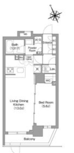 コンフォリア中葛西　406号室　間取り