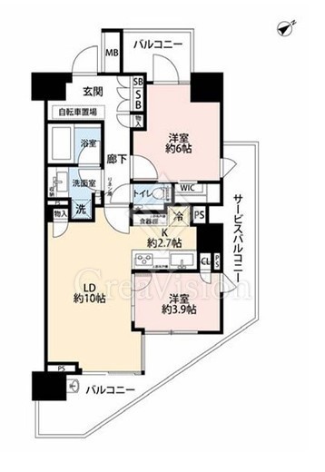 ブランズ芝浦　305号室　間取り