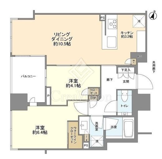 Ｂｒｉｌｌｉａ二番町　1703号室　間取り
