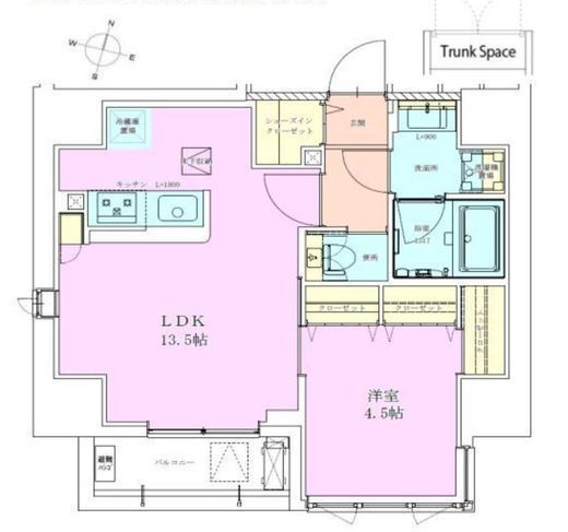 恵比寿レジデンス参番館　402号室　間取り