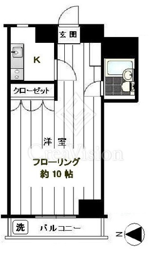 永谷リヴュール新宿　419号室　間取り