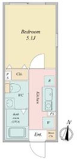 LiveFlat恵比寿 (ライブフラット恵比寿)　304号室　間取り