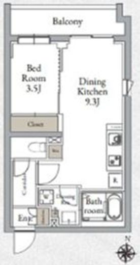 LiveCasa千鳥町　201号室　間取り