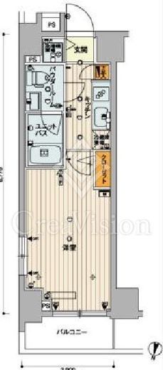 スカイコートパレス明大前　705号室　間取り