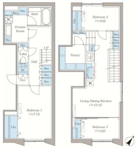 アローズ茗荷谷　502号室　間取り