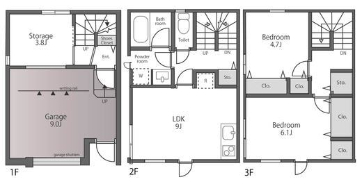 TWEED大森　103号室　間取り
