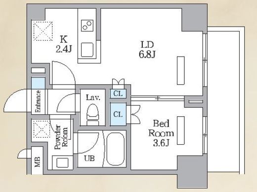 ロイジェント西新井　310号室　間取り