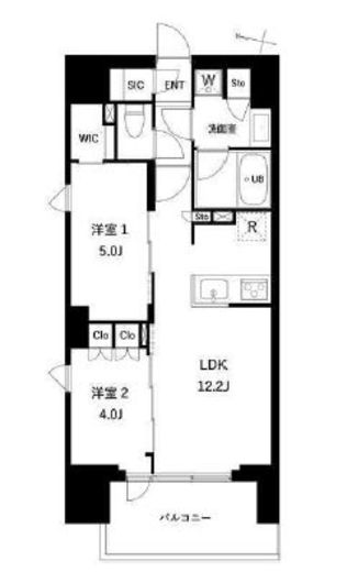 プレディアコート西日暮里　201号室　間取り