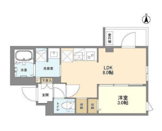 ウェルスクエア新高円寺　301号室　間取り