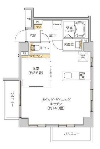 タイズ住吉　201号室　間取り