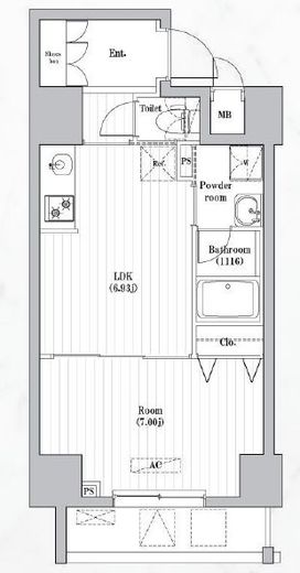 CREATIF押上　402号室　間取り