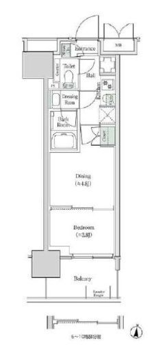 ブルックサイドレジデンス木場　217号室　間取り