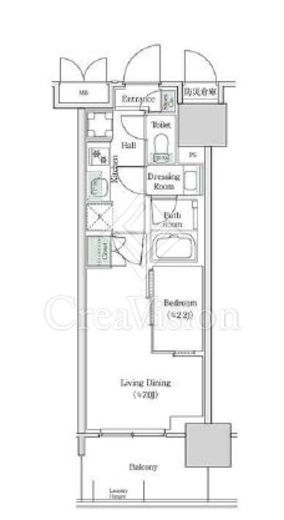 ブルックサイドレジデンス木場　218号室　間取り