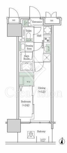 ブルックサイドレジデンス木場　221号室　間取り