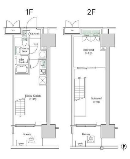 ブルックサイドレジデンス木場　230号室　間取り
