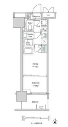 ブルックサイドレジデンス木場　320号室　間取り
