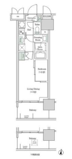 ブルックサイドレジデンス木場　321号室　間取り