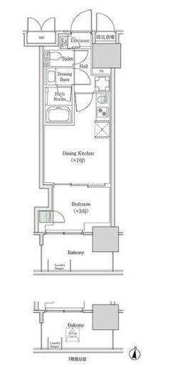 ブルックサイドレジデンス木場　323号室　間取り