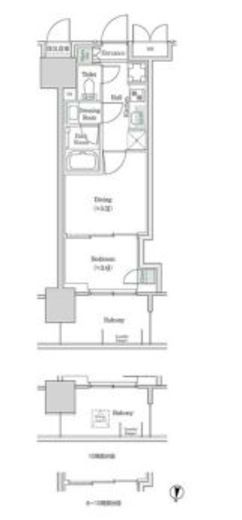 ブルックサイドレジデンス木場　332号室　間取り