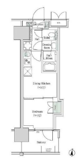 ブルックサイドレジデンス木場　914号室　間取り
