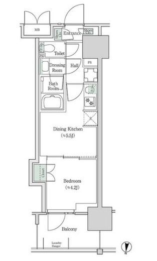 ブルックサイドレジデンス木場　931号室　間取り