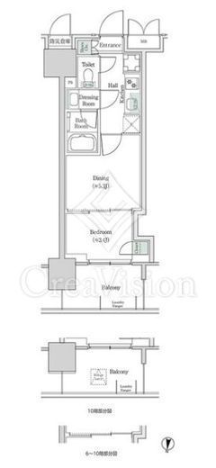 ブルックサイドレジデンス木場　532号室　間取り