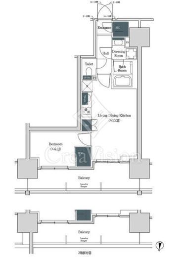 ブルックサイドレジデンス木場　540号室　間取り