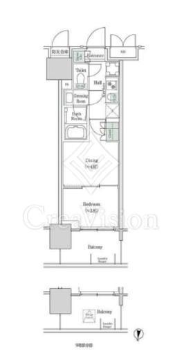 ブルックサイドレジデンス木場　530号室　間取り