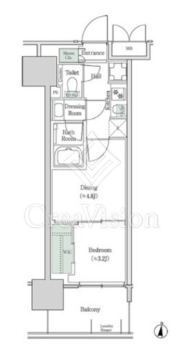 ブルックサイドレジデンス木場　518号室　間取り