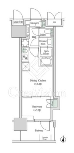 ブルックサイドレジデンス木場　522号室　間取り