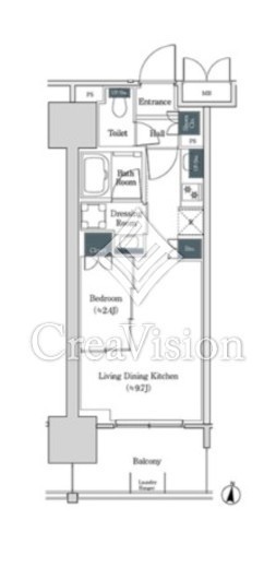 ブルックサイドレジデンス木場　704号室　間取り