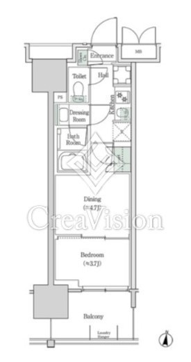 ブルックサイドレジデンス木場　612号室　間取り
