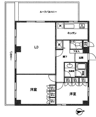 テラ・チェーロ南青山　501号室　間取り