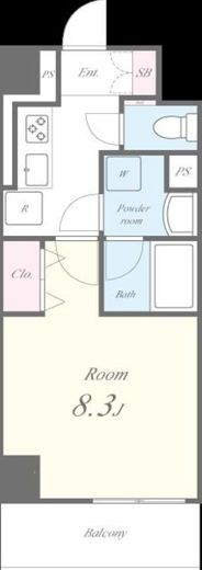 Villa Douceur (ヴィラドゥスール)　302号室　間取り