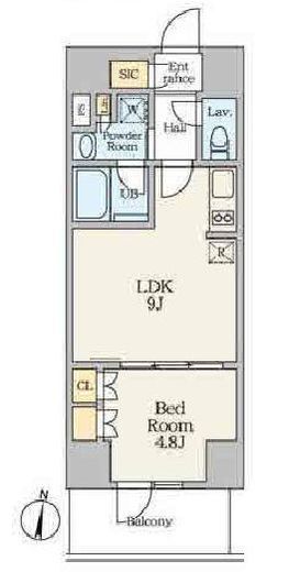 Alivis笹塚　403号室　間取り