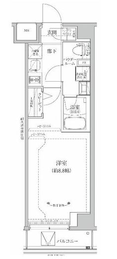 RELUXIA GRANDE川崎大師公園　102号室　間取り